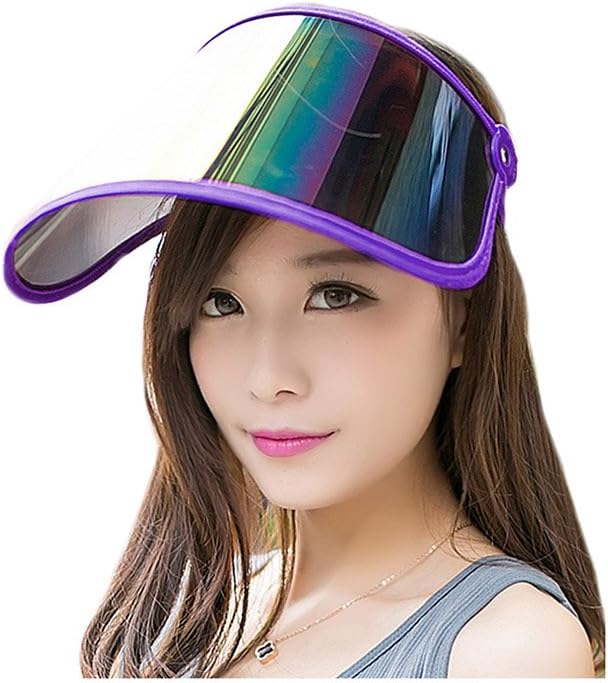 Guerbrilla Plastic Sun Visor UV Protection Hat- Adjustable Angle, One Size Fits Most