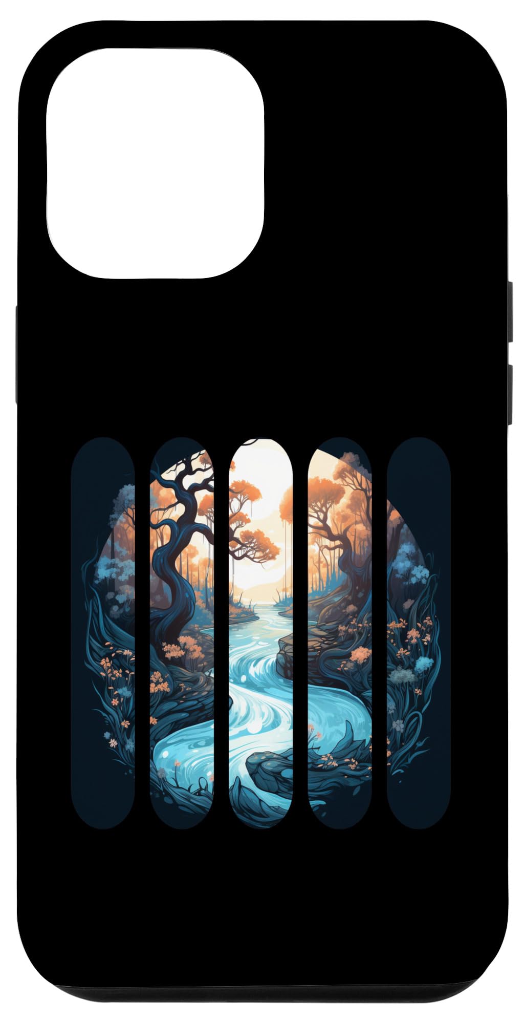 iPhone 13 Pro Max Enchanted Riverbend: Mystic Waters down Serenity Stream Case