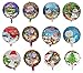 King&Pig 12pcs/Set Different Christams Foil Mylar Helium Aluminum Film Balloons for Party Brithday Festival Christmas Decorations