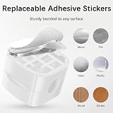 QINCINA 6 Pack Magnetic Cable Clips Cable Tidy Tools White Desk Organizer view 4