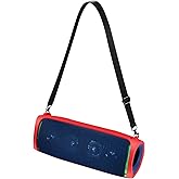 YaoshanTuda Protective Carrying Case for Sony SRS-XB43 Speaker - Pouch Cover with Shoulder Strap, Portable Travel Bag for Wireless Bluetooth Speakers (Red)