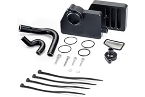 Aluminum Oil Separator Assembly Fit for 2011-2024 Ford F250 F350 F450 Super Duty 6.7L V8 Power stroke Diesel PCV CCV Vent Val