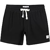 maamgic Mens Athletic Gym Shorts 5/7" Elastic Waist Casual Pajama Pocket Jogger Men Workout Short Pants