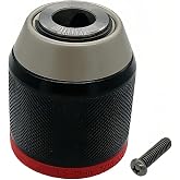 766015-4 N454251 Fit for Milwaukee 2608/2504/2606/2701/2607/2702/3404/2503 Drill Chuck 1/2-20UNF Mount 1.5-13mm Clamping Capacity