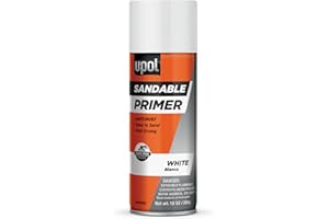 U-POL Sandable Primer, Fast-Drying, Durable & All-Purpose Primer Spray With Anti-Rust Technology, White, 10 oz