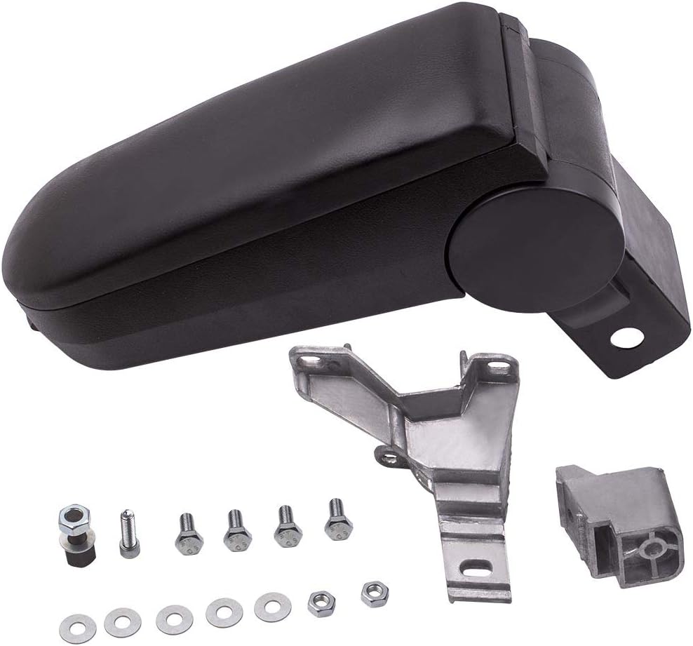 ABS Base Black Center Console Armrest Storage Box For VW Golf Jetta Bora 98-04