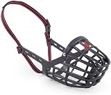 Ancol Plastic Muzzle Size 7 28x9.5cm Clear Basket Style
