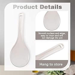 2 Pcs Plastic Rice Paddle, Non-stick Rice Spoon