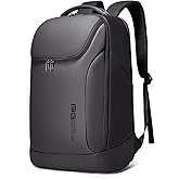 FUTURE AESTHETICS Business Smart Backpack Waterproof for women,men,Fight Approved Durable Backpack suitable as overnight and travel backpack (Black)