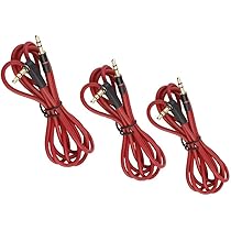 Seadream 3PACK 4Feet 3.5mm 800 AUX Cable Cord Right Angle