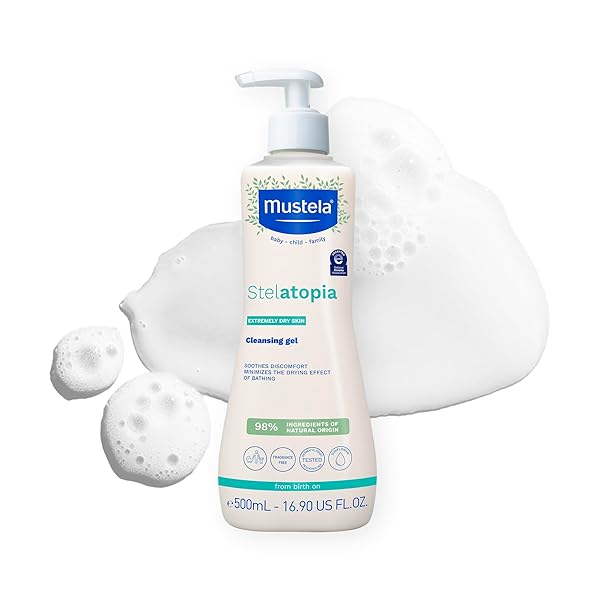 MUSTELA STELATOPIA ECZEMA-PRONE SKIN CLEANSING GEL – BABY...