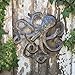 Octopus, Decorative Sea Life Creature, Nautical Theme Wall Hanging Art, Handmade in Haiti from Recycled Steel Barrels 14 x 14 Inches