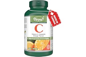 VORST Vitamin C 500mg 90 Chewable Tablets | Supplement for General Health, the Immune System, Fatigue & Mental Health | Tangy