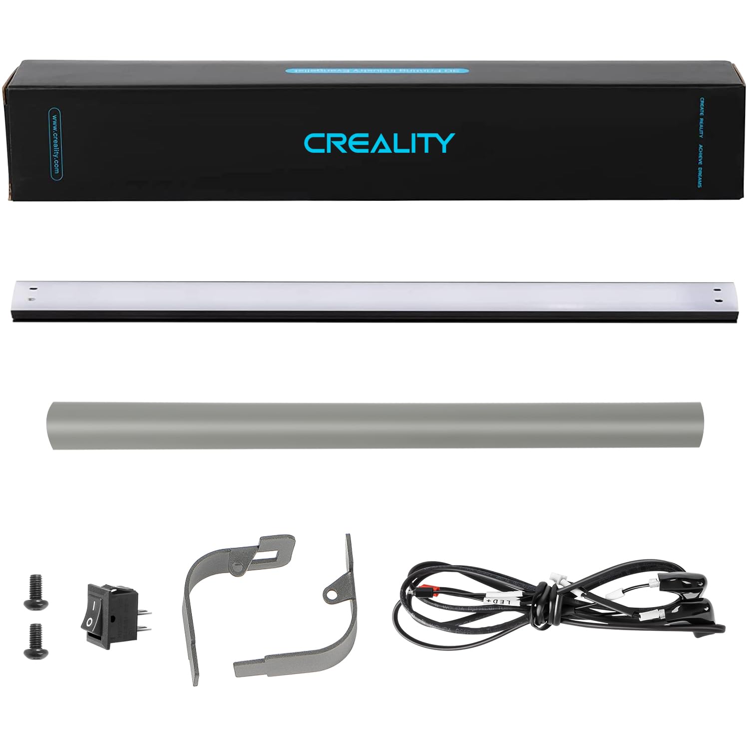 Photo 1 of Creality Official Ender 3 V3 LED Light Kit, 3D Printer LED Light Bar 24V 5W No Strobe Soft Light Energy and Power Saving