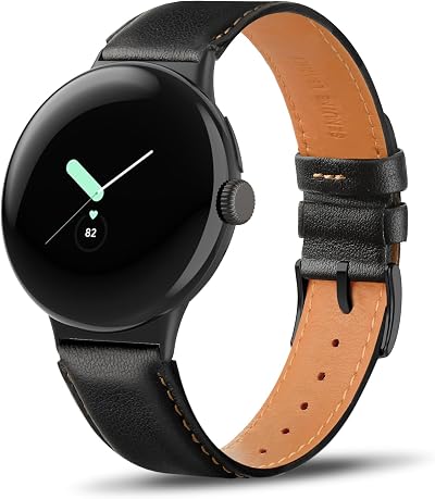Tuocal Leather Strap for Google Pixel Watch 2 & Pixel Watch Adjustable Men Women
