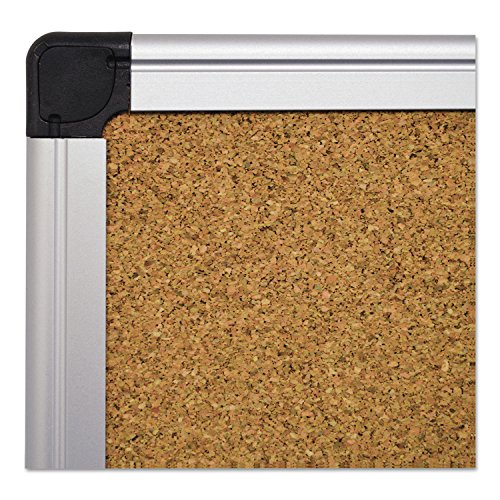 MasterVision CA271170 Value Cork Bulletin Board with Aluminum Frame 48 x 72 Natural