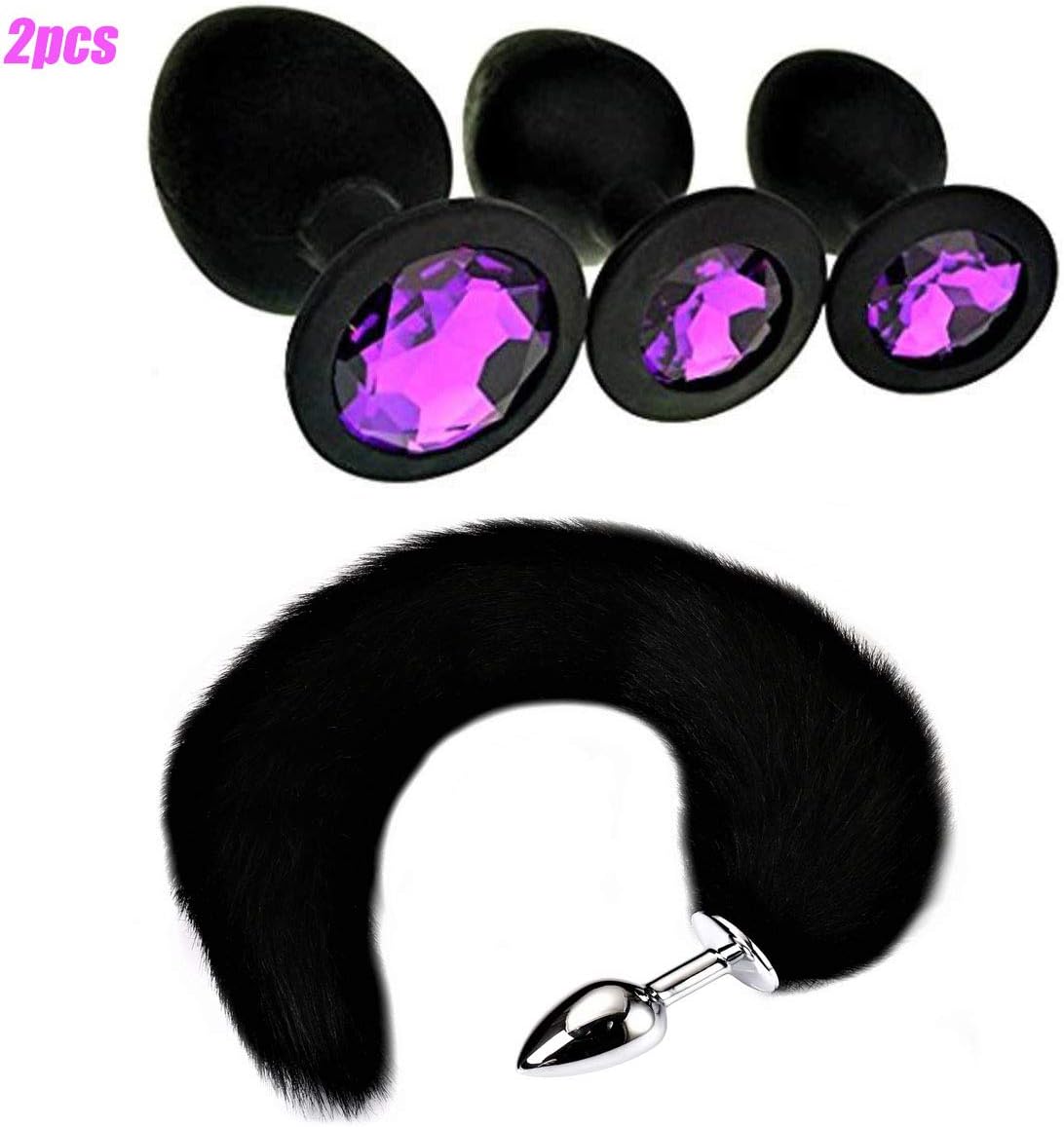 4pcs Silicone Trainer Kit for Women, B'utt Plùgs - Beginner Starter Set (Black1)