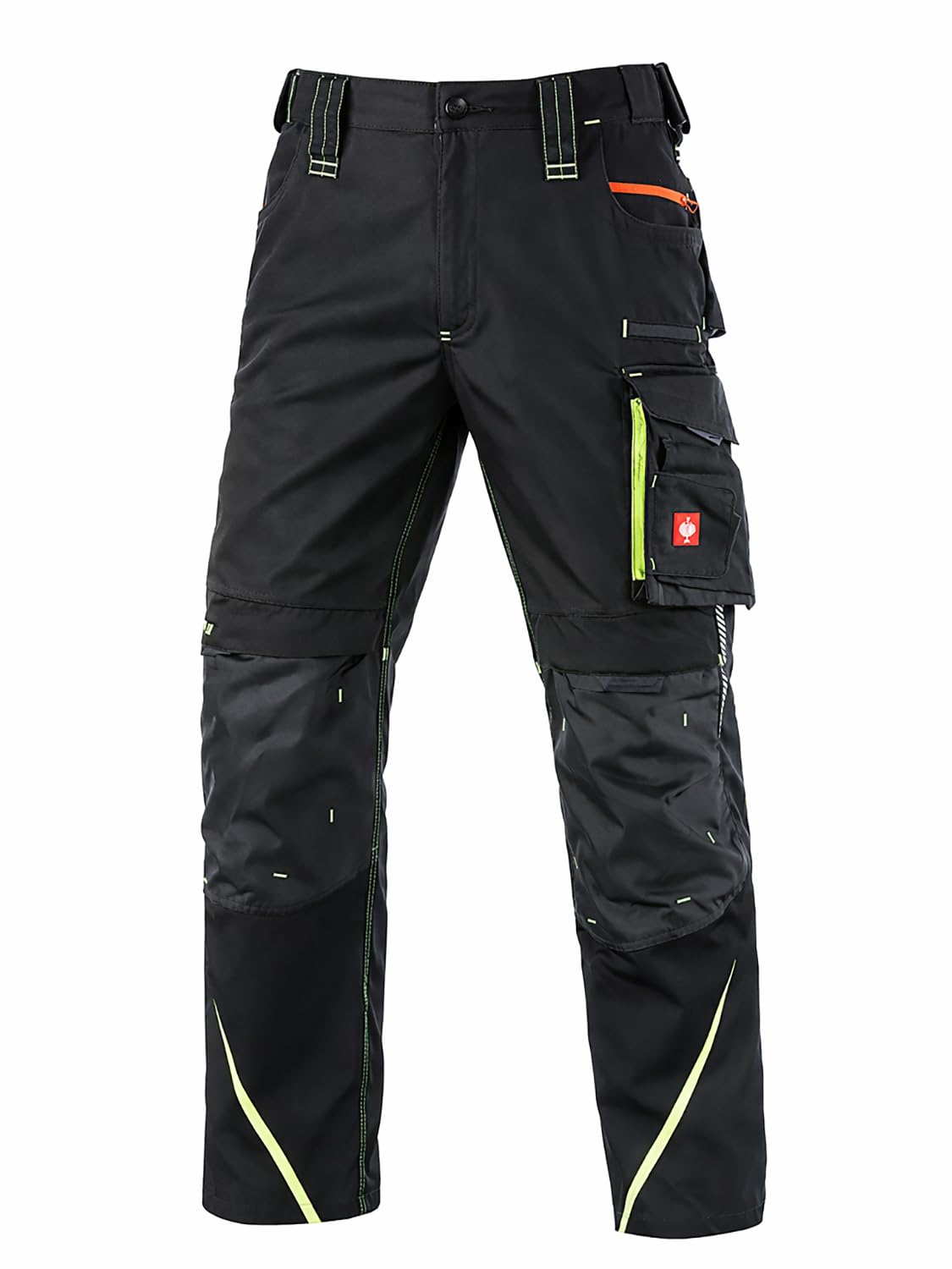 Engelbert Strauss Trouser E.S. Motion 2020, Black/Yellow, Size 56