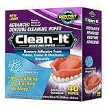 Clean-It Denture Wipes, 40-Count, (Pack of 6)