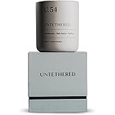 U.54 Luxury Scented Candle – Cardamom, Palo Santo & Amber | Hand-Poured in USA w/ 100% Natural Coconut & Apricot Wax | Double Wick, Long-Lasting Aromatherapy Candle for Home, Gift & Relaxing (12.5 oz)