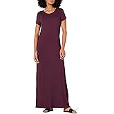 Amazon Essentials womens Short-Sleeve Maxi Dress, Flowy