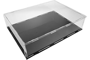 TOMETURE Acrylic Book Storage Case - Clear Showcase Dustproof Box for Collector's Edition, Signed Book, Bibles - Tabletop Dis