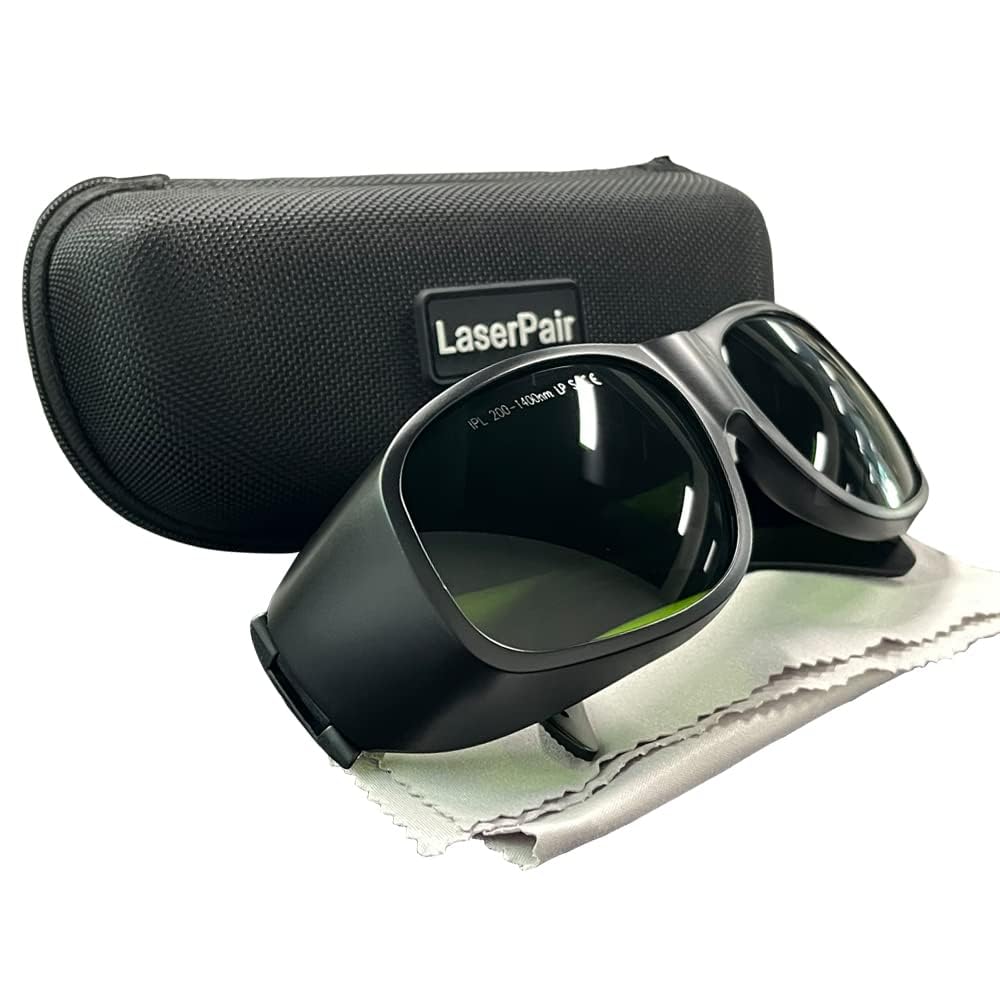 LaserPair IPL Safety Glasses 200-2000nm UV Protection Glasses,IPL Hair Removal Protective Glasses Goggles