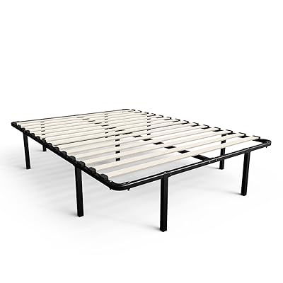 Zinus Cynthia 14" SmartBase Mattress Foundation, Full, Wooden Slats