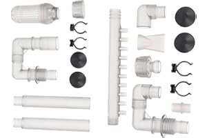 Hohopeti 1 Set Plumbing Fittings Fish Tank Tube Aquarium Water Tube External Water Case Water Tubing Aquarium Overflow Kit Water Supply Abs Wave