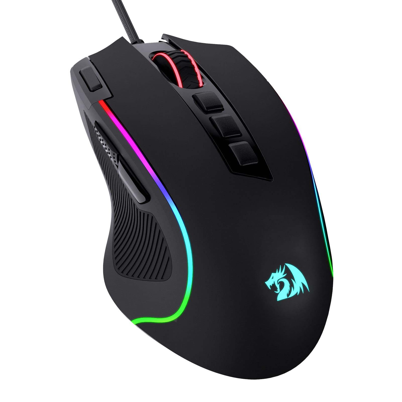 Redragon M612 Predator RGB Gaming Mouse 8000 DPI Wired Optical Mouse 