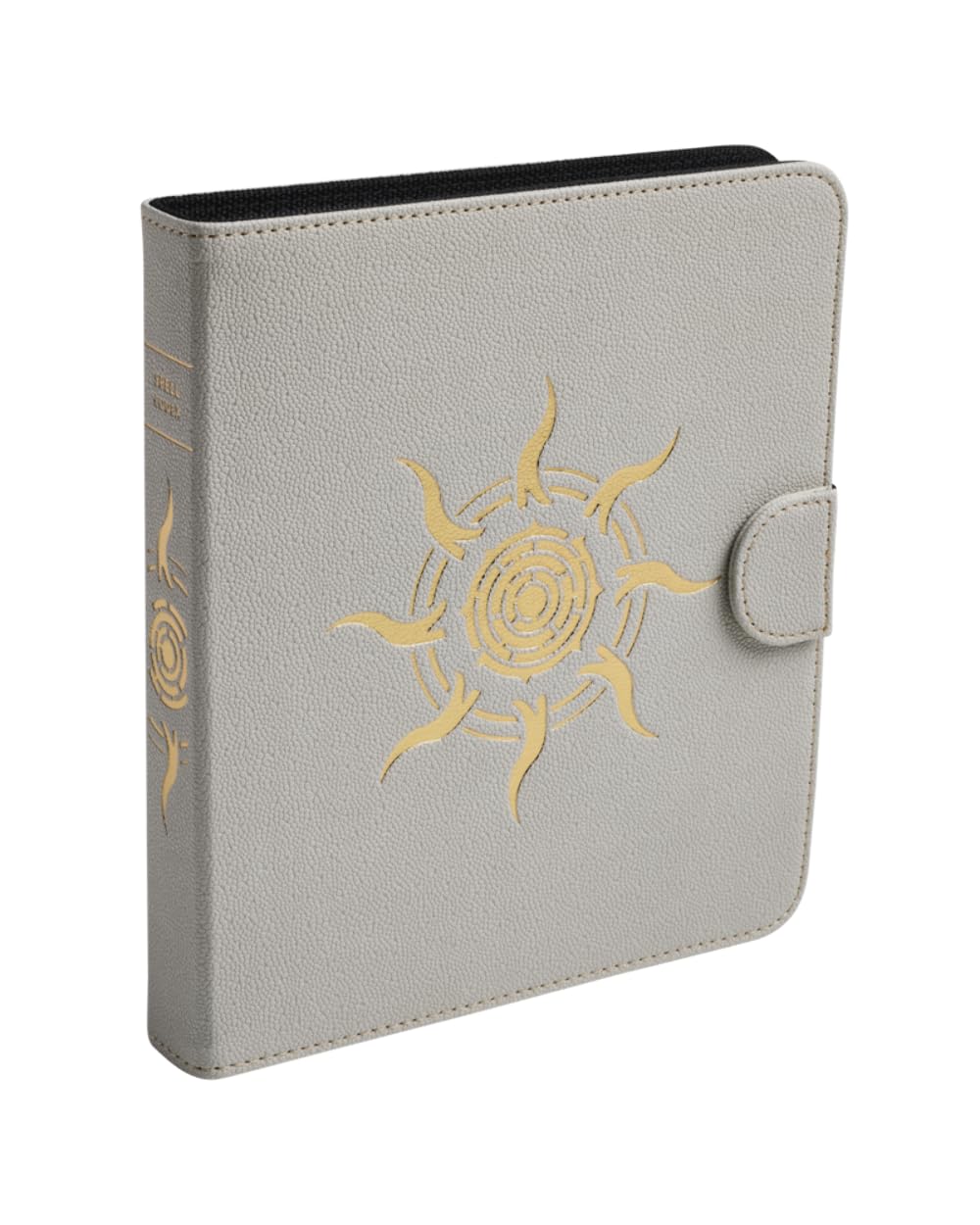 Dragon Shield Spell Codex Portfolio - Ashen White