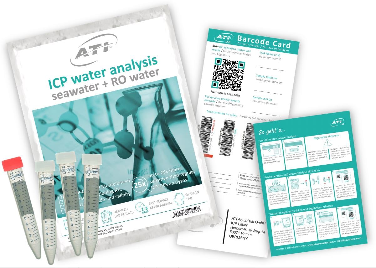 Photo 1 of ATI ICP-OES Complete Saltwater Water Test Kit