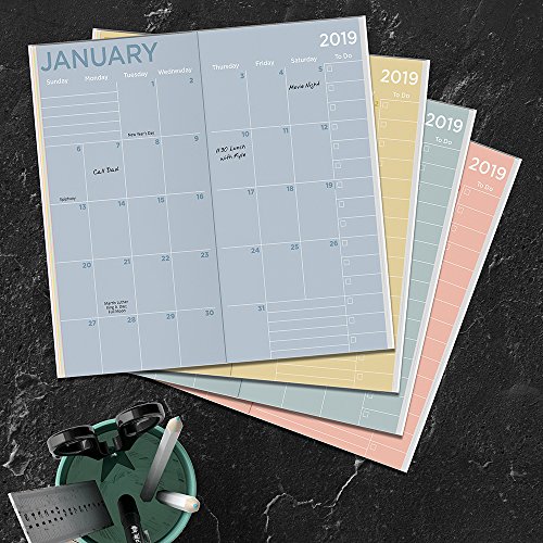 Time Factory Blush Botanical 3.5" x 6.5" January 2019-December 2020 2-Year Pocket Planner (19-7203) - Thumbnail 7