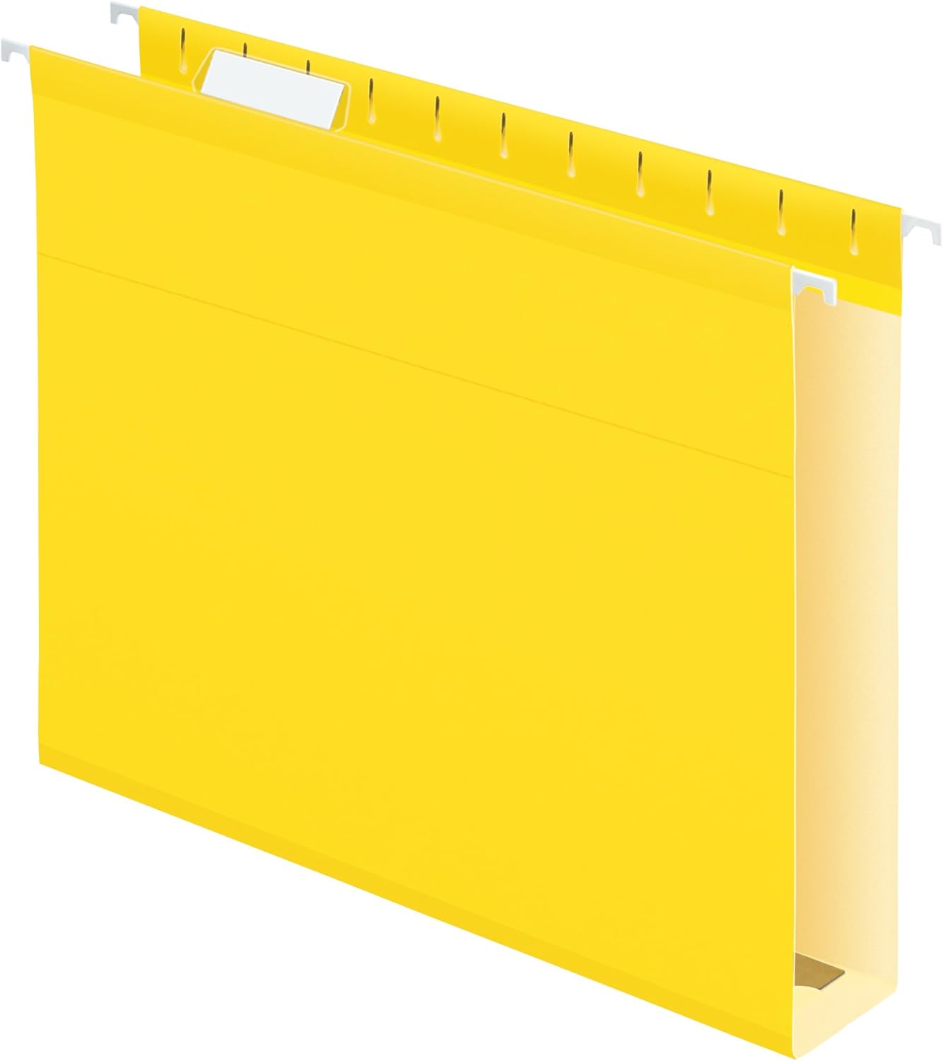 Pendaflex Extra Capacity Reinforced Hanging Folders, Letter Size, Yellow, 25 per