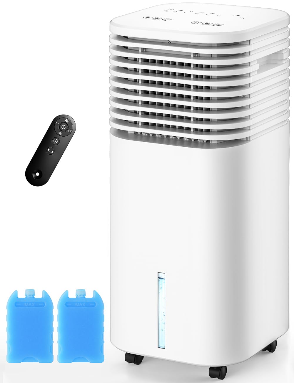 Photo 1 of **used missing parts  *****  **CENSTECH Windowless Air Conditioner, Swamp Cooler with 4 Modes & 3 Speeds, 15H Timer for Smart Auto-off, 2-Gal Tank for 20H Cooling, Remote, 120° Oscillating Portable Air Conditioners No Hose Needed
