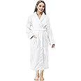 NY Threads Premium Women's Robe Plush Soft Long Bathrobe Warm Fleece Shawl Collar Spa Robe