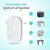 Fentar 32Pcs Cat Water Fountain Filters 16 Activated Carbon 16 Foam view 7