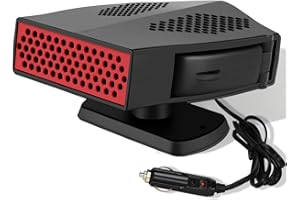 FIDENSIS 12V Car Heater Defroster Windshield De-Icer, 180W, Portable, Ideal for All 12V Vehicles including Cars, RVs, SUVs, Taxis, and Boats