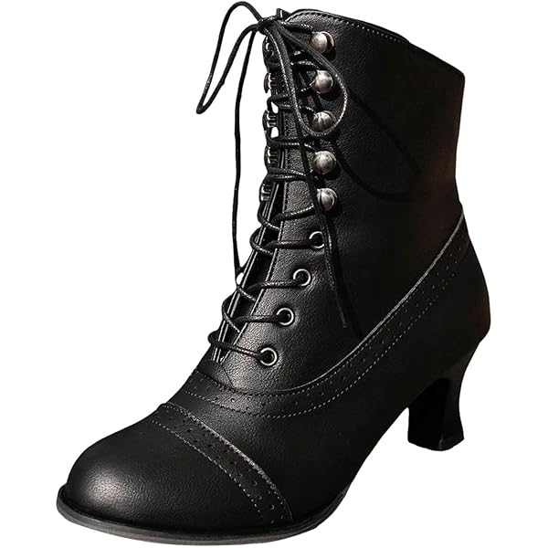 Amazon.com | Mid Calf Boots for Women Dressy Chunky Block Heel
