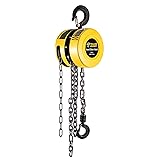 YELLOW JACKET Hand Chain Hoist 1 Ton 2200 Lbs