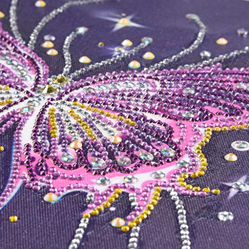Amaping DIY 5D Diamond Painting by Number Kits Special Shaped Crystal Rhinestone Beads Pasted Embroidery Cross Stitch Kits Embellishment Arts Craft for Home Wall Hanging Decor - Thumbnail 4