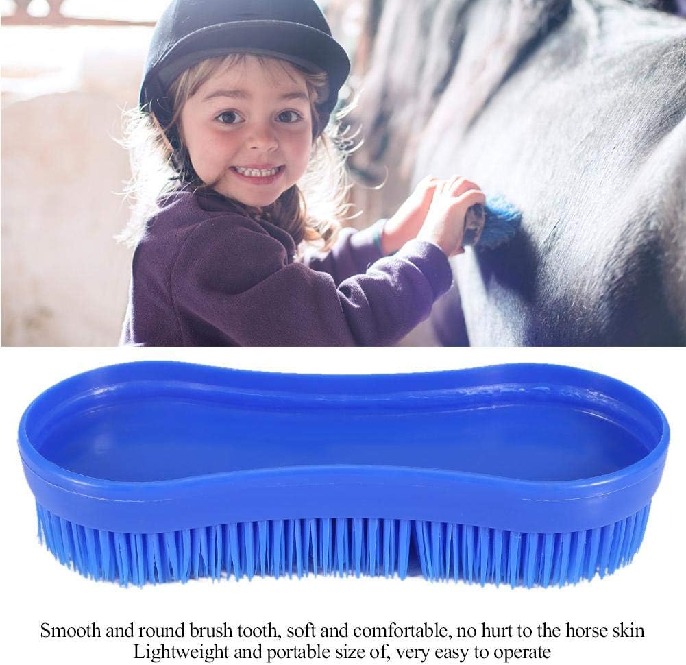 Horse Grooming Brush Professional Equine Curry Comb Horse Cleaning Brushes Soft Touch Brush for Horse Grooming Care (Random Color) - Image 4