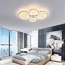 Jaycomey Modern LED Ceiling Light Fixture, Flush