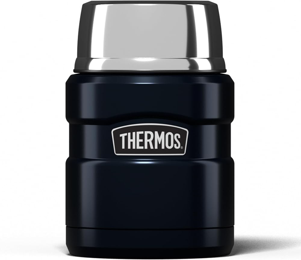 Thermos Stainless King 470ml Food Flask Midnight Blue Capable Insulated