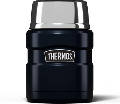 Thermos Stainless King 470ml Food Flask Midnight Blue Capable Insulated