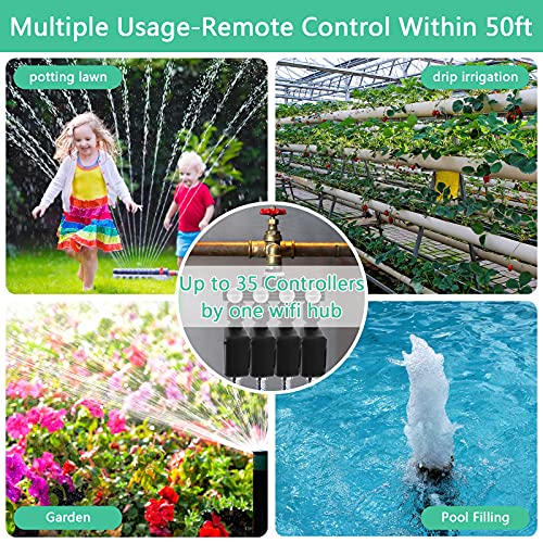 IRRIGOLD WiFi Water Timer Smart Sprinkler Controller with Auto