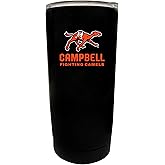 R and R Imports Campbell University Fighting Camels 16 oz Stainless Steel Insulated Tumbler Officially Licensed Collegiate Product (Black)