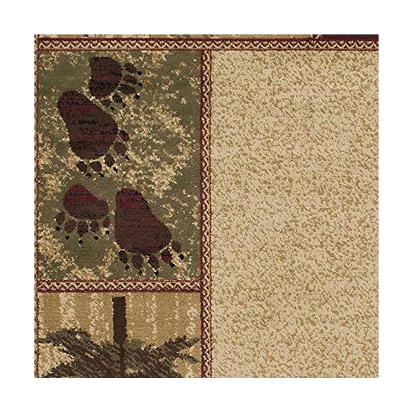 Rustic Lodge Black Bear Area Rug The Home Kitchen Store
