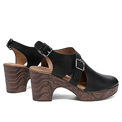 Altxic Women's Comfy Low Block Chunky Heels Sandals
