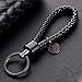 Zorratin Braided Weave Leather Key Fob Keychain Ring Grip Universal fit All Car Models